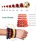 7 Chakra Natural Stone Beads Mixed 100pcs 8mm Round Genuine Real Stone Beading Loose Gemstone Amethyse Color DIY Smooth Beads for Bracelet Necklace Earrings Jewelry Making